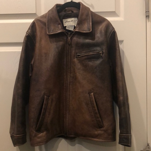 Vintage Eddie Bauer Leather Jacket - Picture 1 of 4